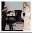 With pianist Christoph Tiberghien